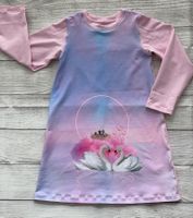 Kleid Schwan, Schwäne aus Jersey Gr. 116 NEU