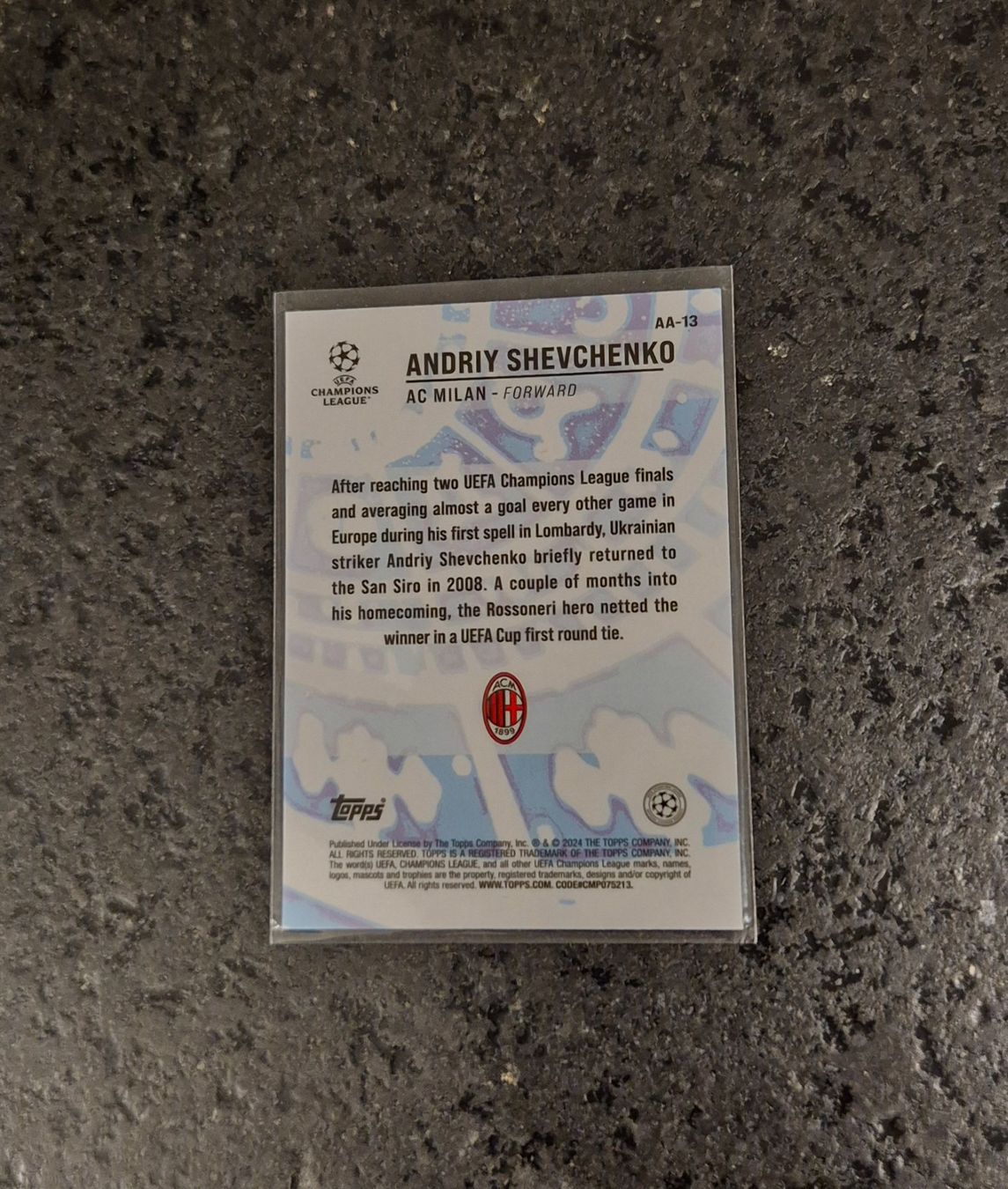 Topps Carte collezionabili: Andriy Shevchenko - AC Milan - Topps – Nuovo (secondo la descrizione) da Burg AG venduto da Danoe 1