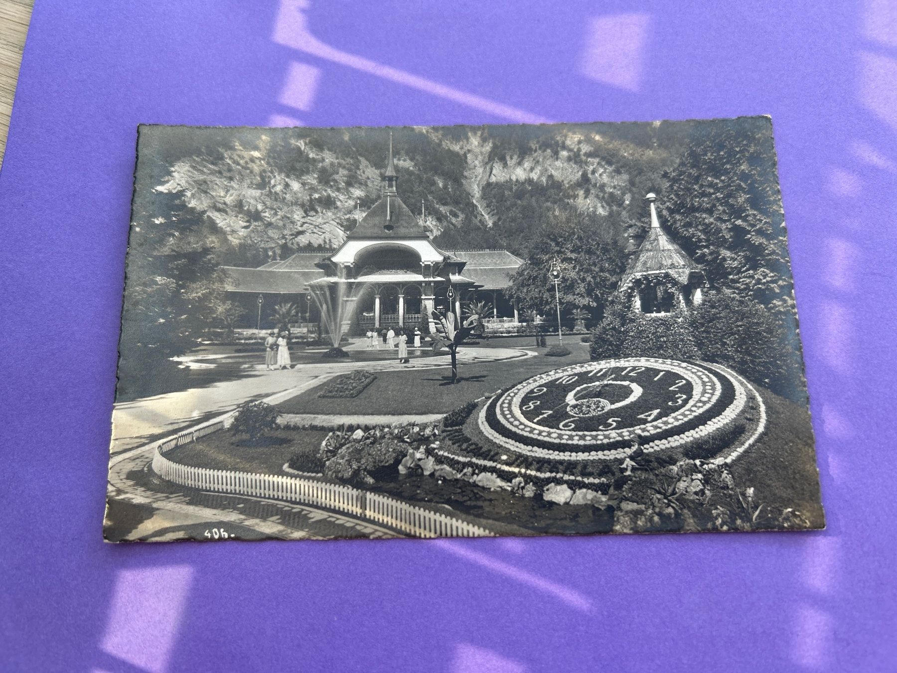 Ansichtskarten: Interlaken, Kursaal, alte Ak, 1928 – Gebraucht aus Hefenhofen von Bierinder