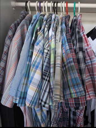 2XL + 3XL. 14x Karo Hemden,  für Herren, Kurzarm