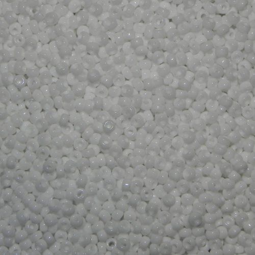 Perlen (unechte): Saatperlen Miyuki White Opaque 3mm – Neu und originalverpackt aus Klingnau von SilberwindArt