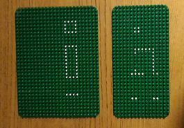 Lego System Bau Platten grün und div. Platten