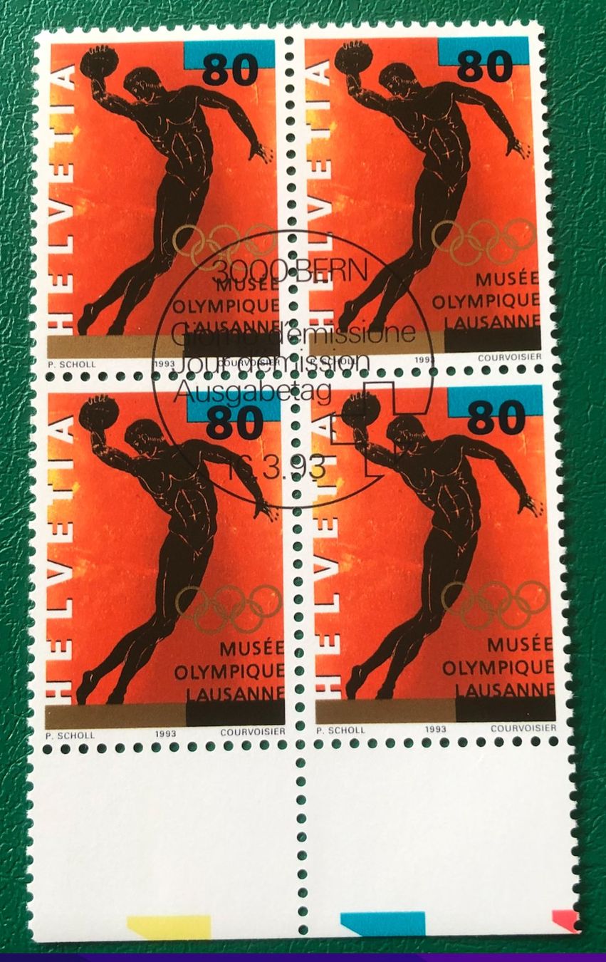 Tutti i francobolli: 4 er Block Nr. 550 mit Stempel Bern – Usato da Aarau venduto da Billa007