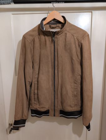 Herren Lederjacke Zara Grösse M braun Zustand Neu