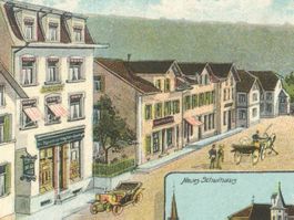 Gruss GRENCHEN: Papeterie, Rest Rosengarten & Frohsinn ~1910