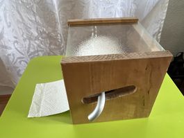 WC Klorollenhalter Holz/Glas von IKEA