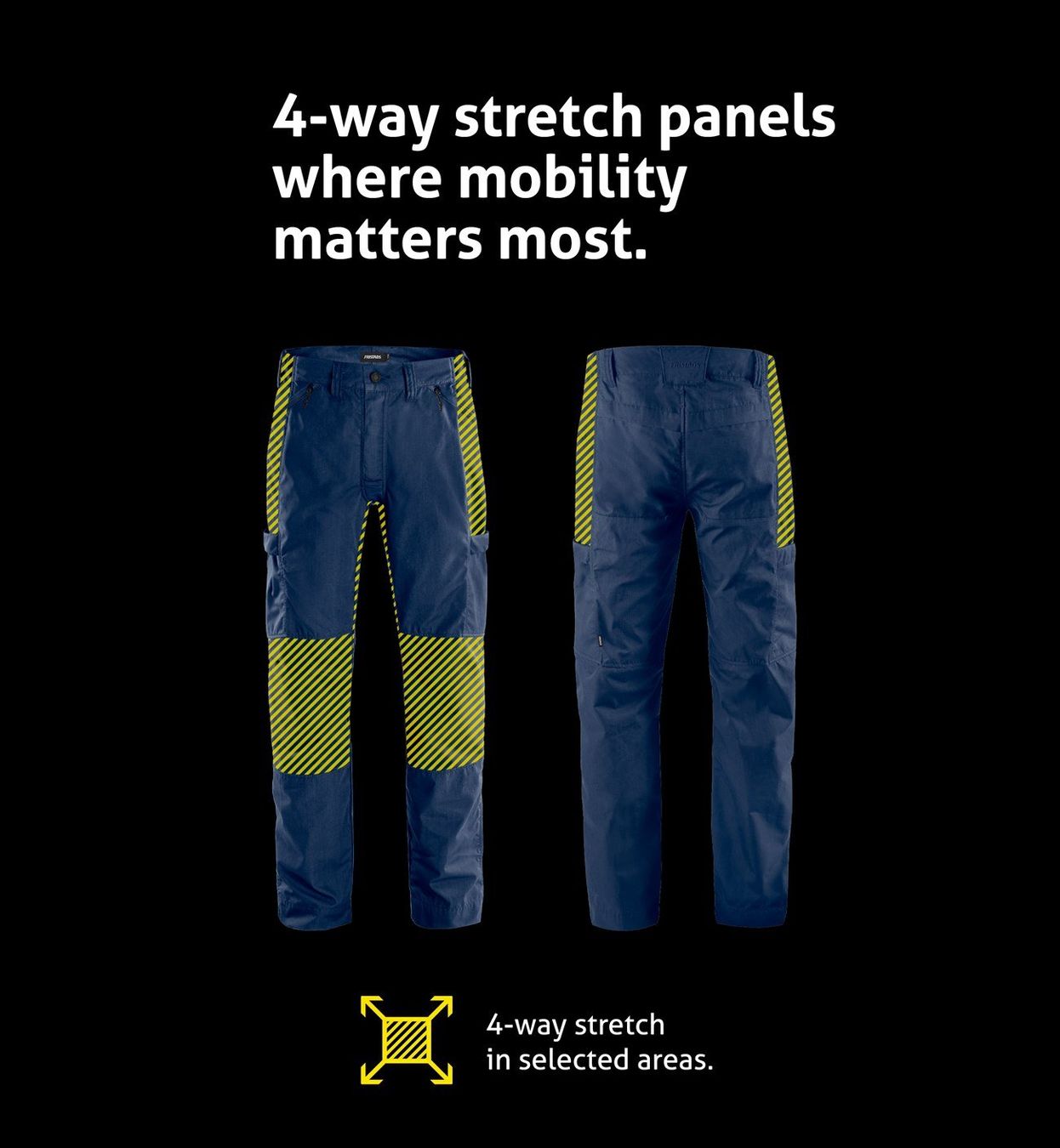 Pantalons: FRISTADS Damen Stretch-Arbeitshose 2541 Gr. 34 oder 36 – Neuf (Voir description) à Kägiswil par nick.333 4
