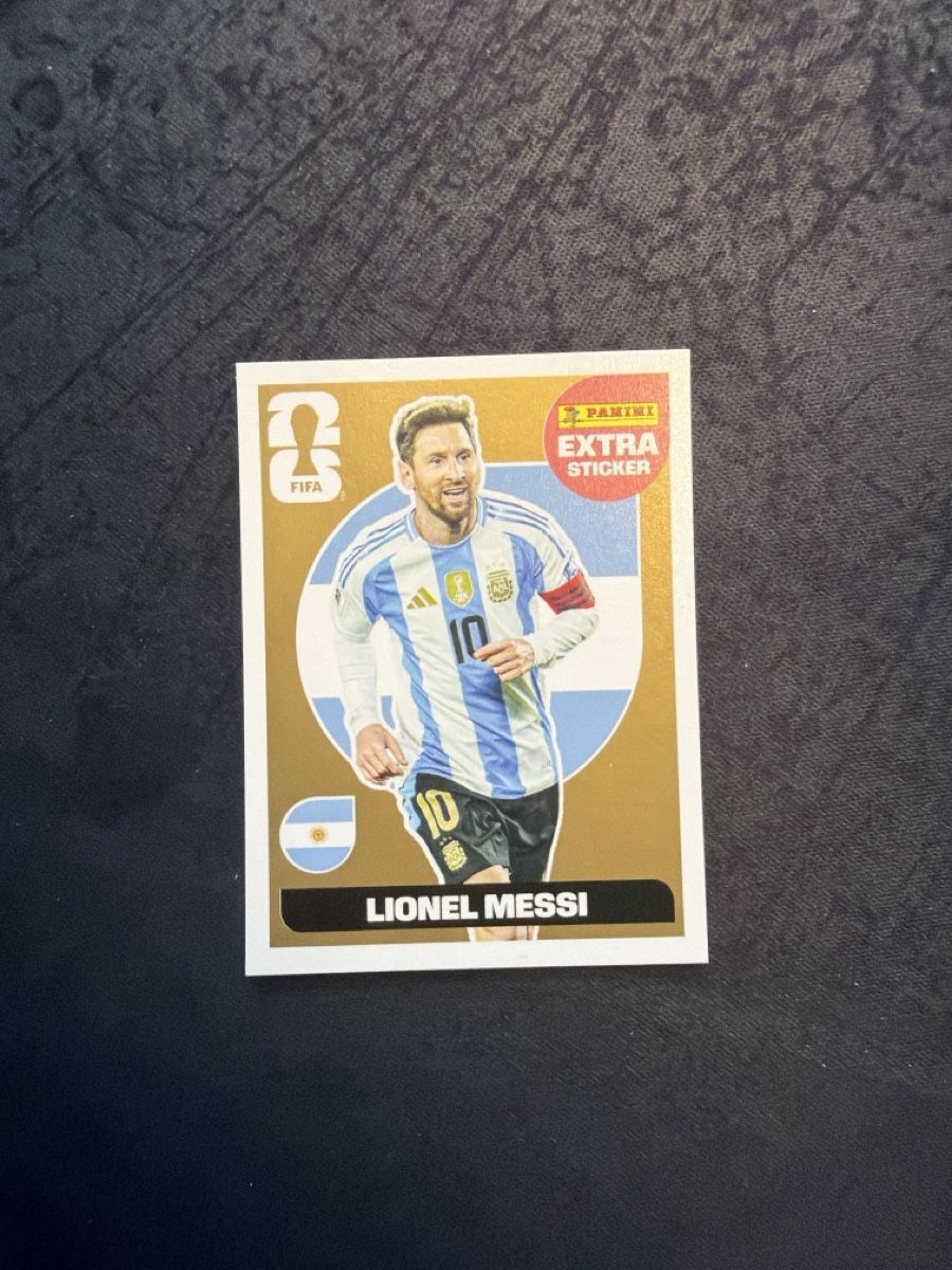 Panini Carte collezionabili: Lionel Messi Extra Sticker Gold Panini – Nuovo (secondo la descrizione) da Hinwil venduto da Kerim_Aleyna