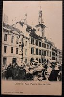 LAUSANNE - PLACE PALUD - TRES ANIMEE