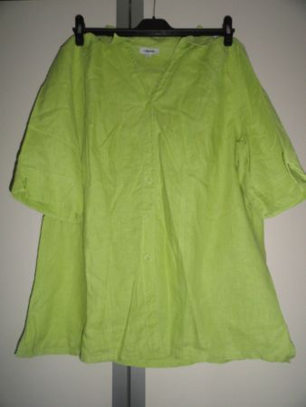 100% LEINEN BLUSE VON KJBRAND GR 46 ***