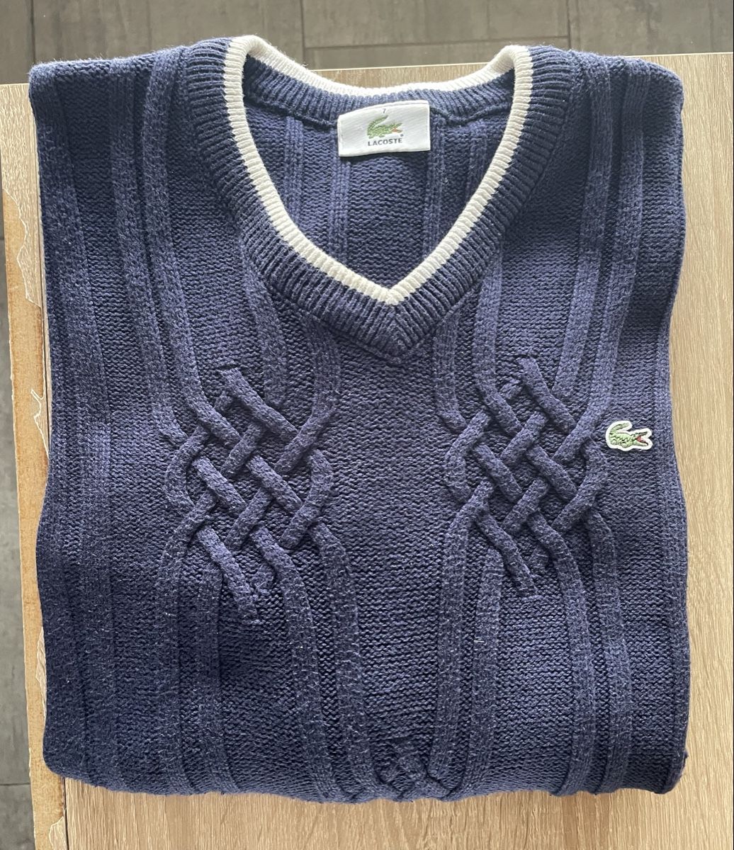 Lacoste Maglioni & Felpe: Lacoste Vintage Pull bleu foncé – Usato da Fully venduto da thg_dcv9