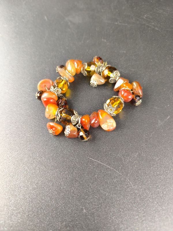 Bracciali & Braccialetti: Armband mit Karneolsteine – Usato da Rüti ZH venduto da Restwert_Rueti_ZH 3