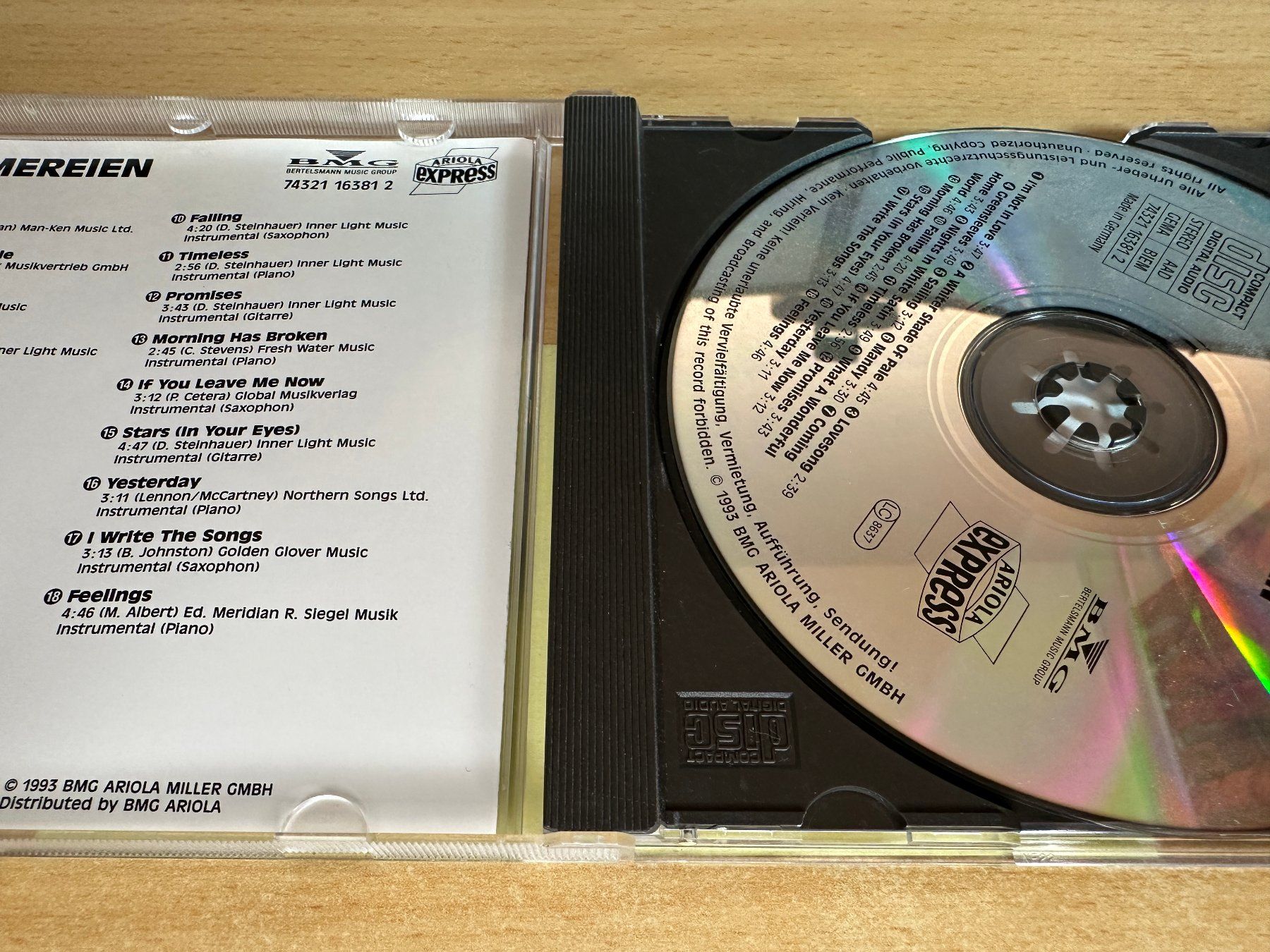CD: Unknown Artist – Träumereien – Usato da Rikon im Tösstal venduto da Alpenmutz 2