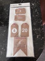 Adventskalender Zahlen für Pakete