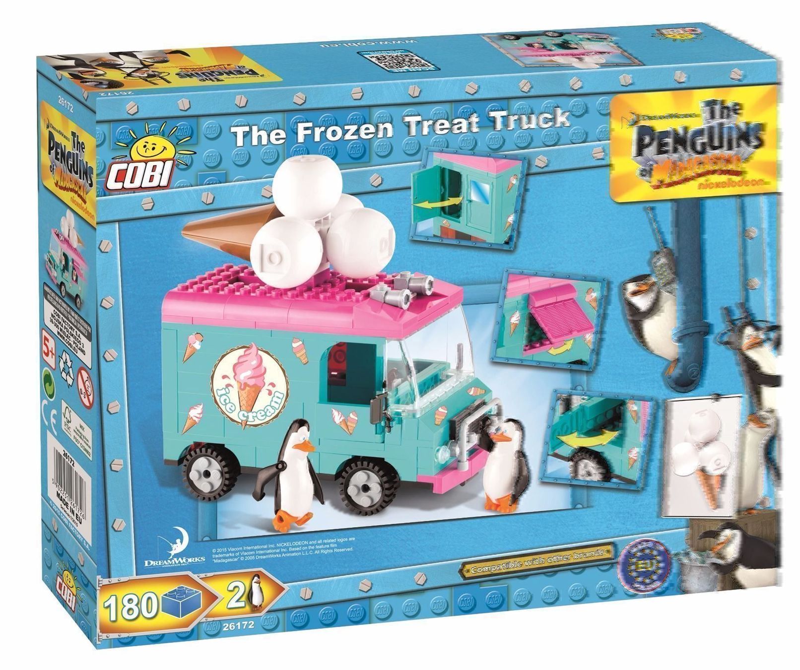 Cobi Kit di costruzioni: Madagascar Penguins Eiswagen Bausatz – Nuovo e nell'imballaggio originale da Mollis venduto da Zeitraum 2
