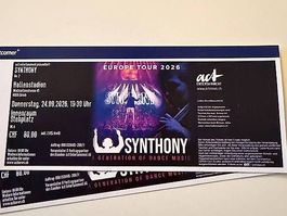 2 Tickets SYNTHONY  Hallenstadion Zürich  24.09.2026