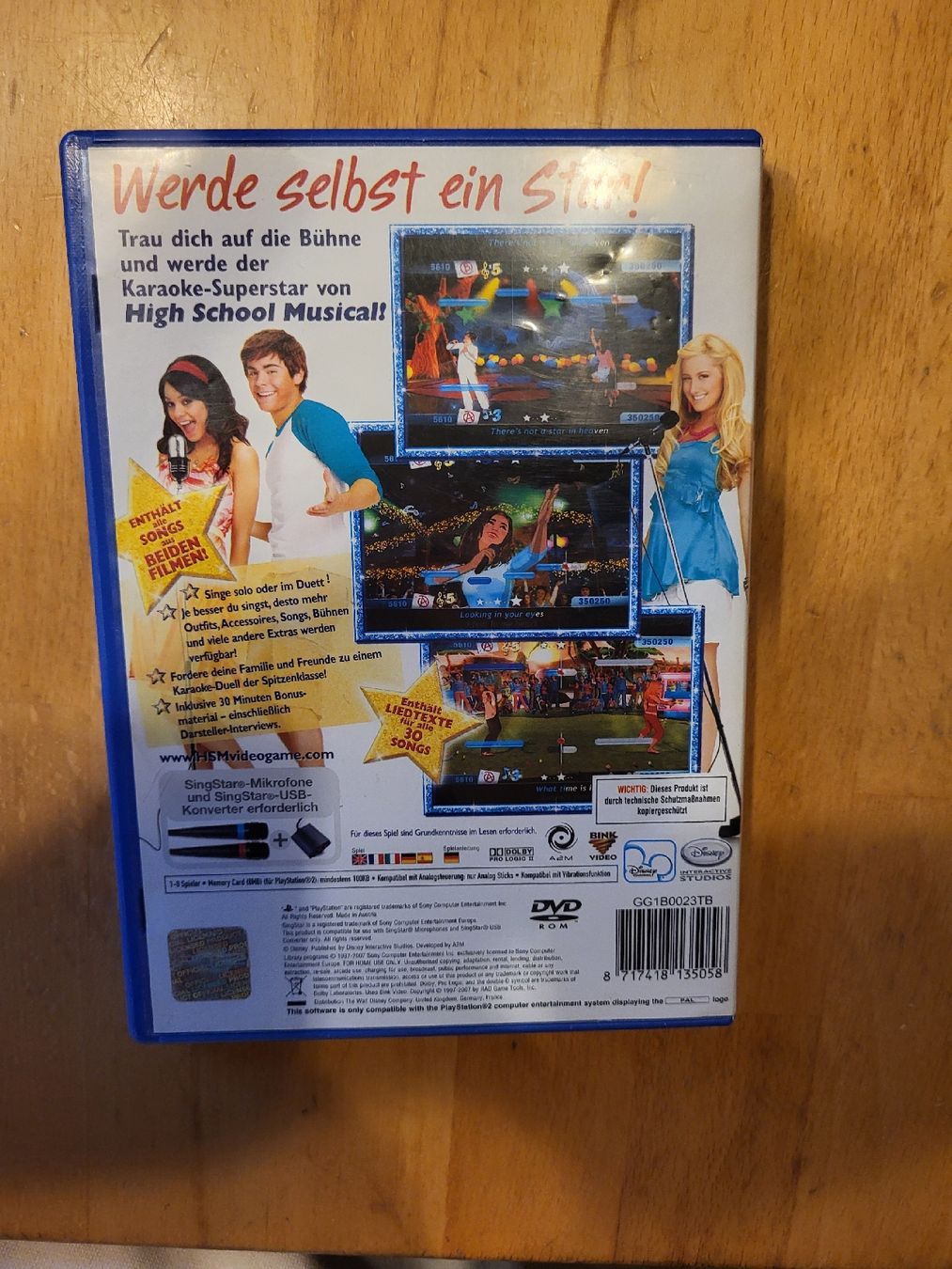 Sony Giochi: High School Musical Sing It! PS2 Spiel – Usato da Ettiswil venduto da beekeper13 1