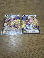 Lot de 2 cartes Dragon Ball Z Bandai année 1995 japon
