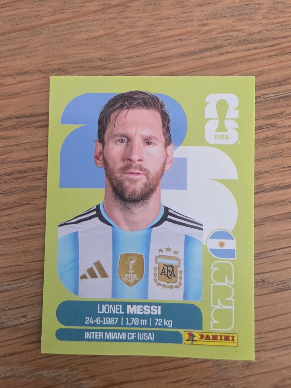 Panini Carte collezionabili: Lionel Messi sticker Panini World Cup 2026 – Usato da Cossonay-Ville venduto da federicovita