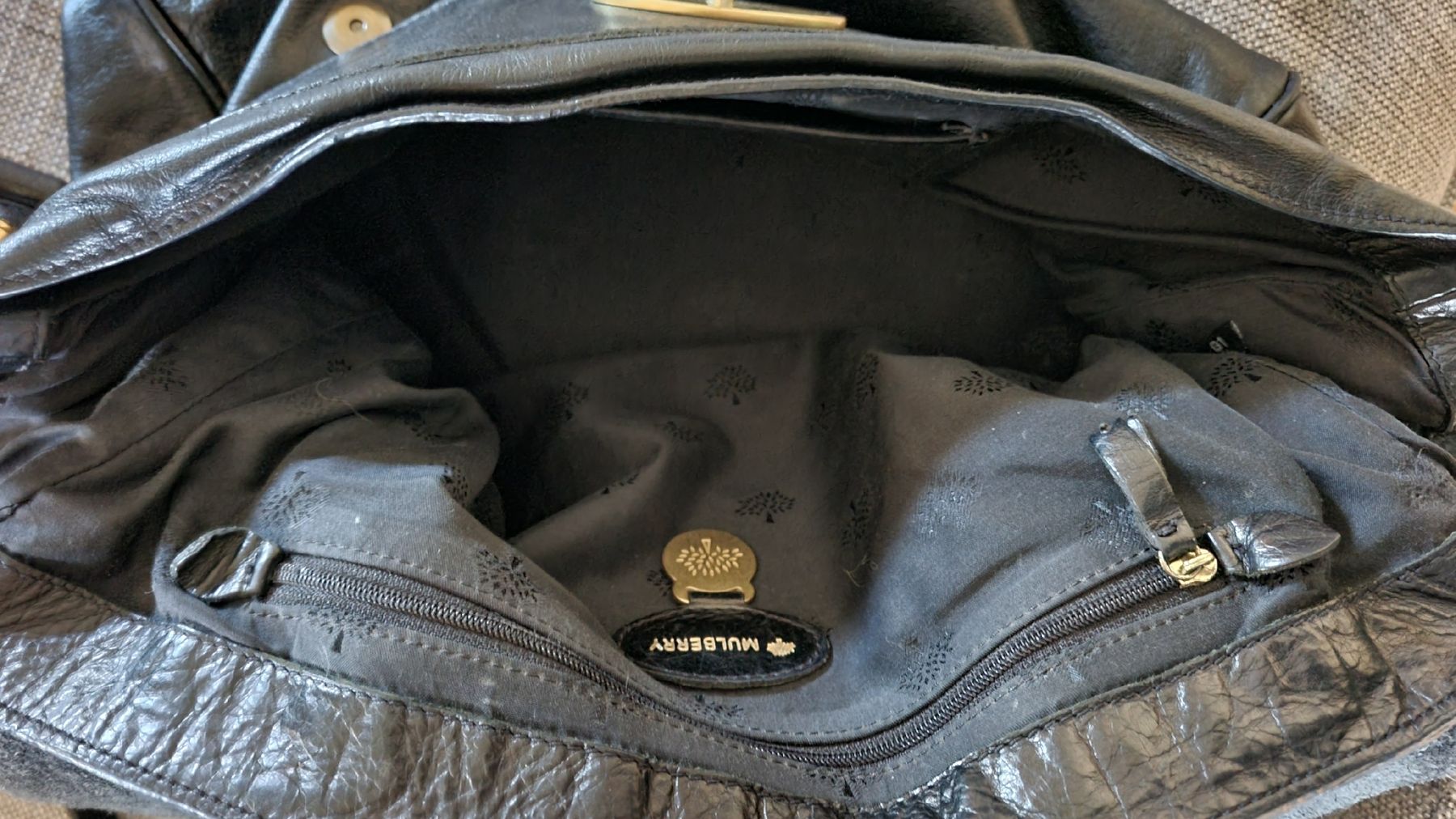 Mulberry Taschen für Damen: Original Mulberry Alexa Medium Tasche in schwarz – Gebraucht aus Oftringen von MalousAllerlei 7