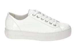 Paul Green, Sneaker, Gr. 6 (39), Lackleder weiss