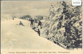 Kurhaus Weissenstein - Wintersportplatz - Stabstempel