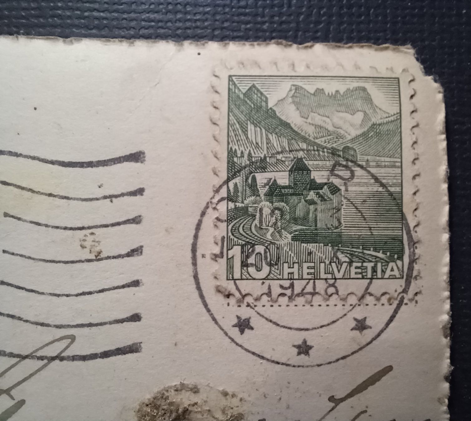 Cartoline postali: TI, Locarno Piazza Grande, 1948 – Usato da Aarau Rohr venduto da mgvw 3