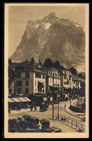Grindelwald, Ortspartie mit Wetterhorn
