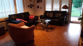Ledersofa, zweier Ledersofa von Ikea