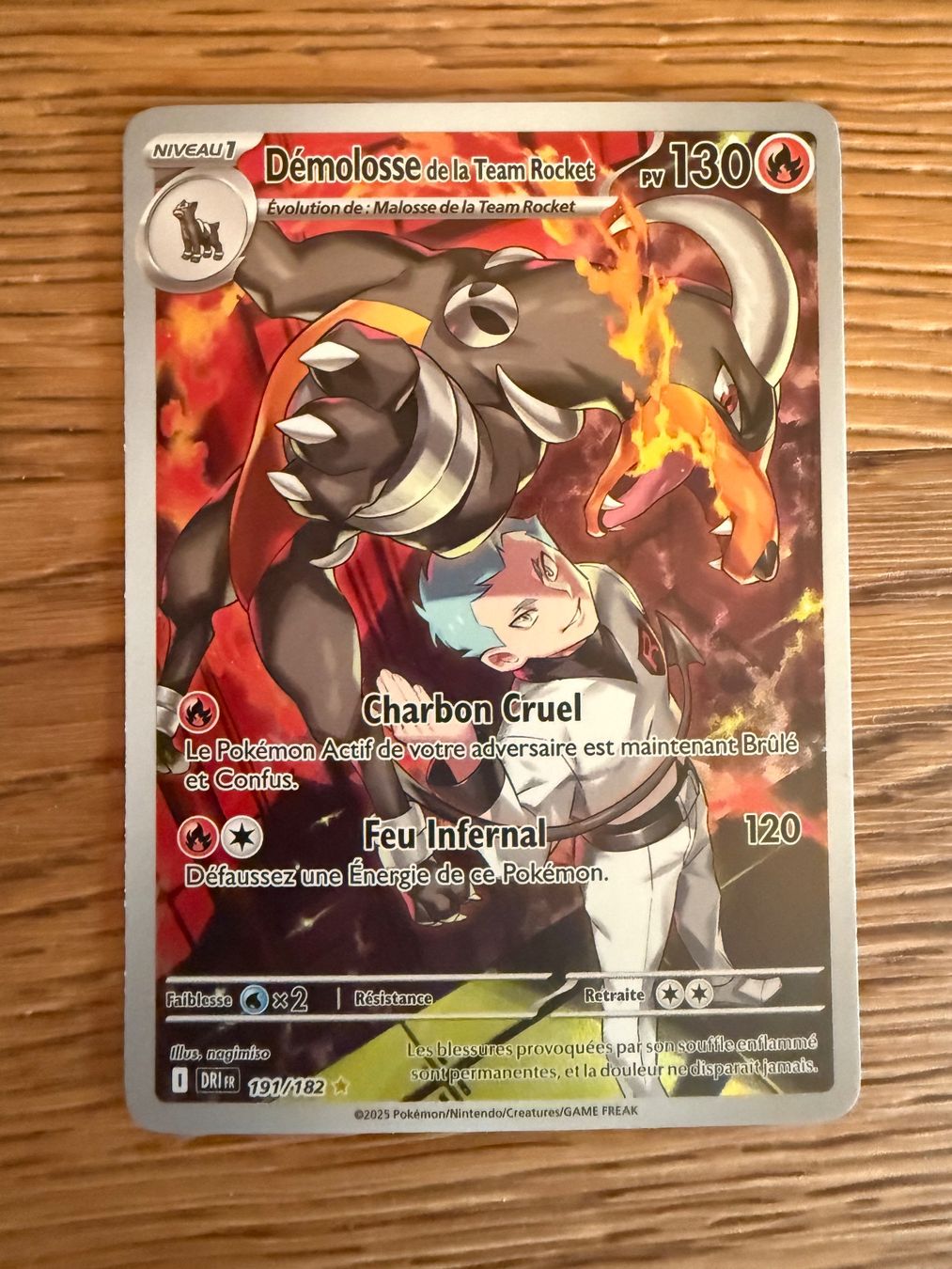 Pokémon Sammelbilder & Trading cards: Démolosse de la Team Rocket DRI FR 191/182 – Gebraucht aus Baar (Nendaz) von jac_fs6l