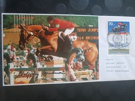 Wolfgang Brinkmann - handsignierte Karte Sonderstempel FDC