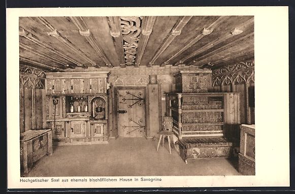 Cartoline postali: St. Moritz, Hochgotischer Saal aus ehema – Usato da Berlin venduto da bartko-reher