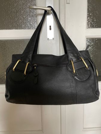 Sac a main AES noir cuir bon état