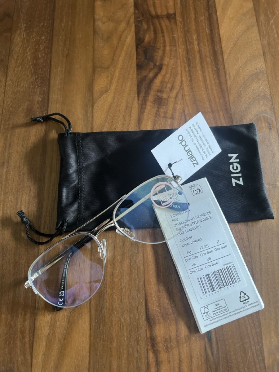 Occhiali & Lenti: Zing Unisex,Blue Light Brille,siver,Neu – Nuovo e nell'imballaggio originale da Altdorf UR venduto da JanAil