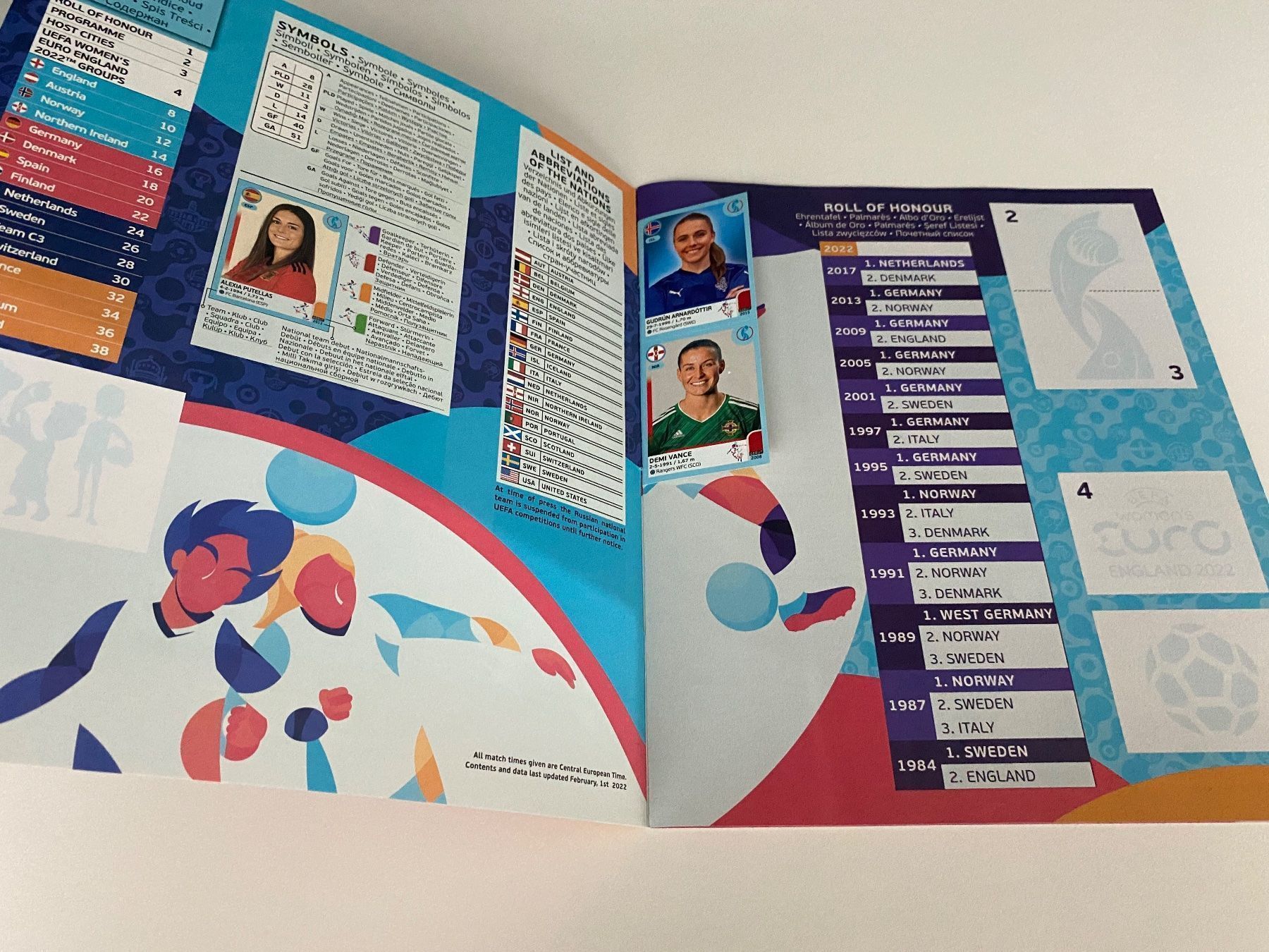Panini Album: Panini Leeralbum EM 2022. Version DE/AUT – Usato da Hergiswil LU venduto da FcMalkov 1