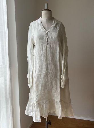 *NEU* European Culture Kleid mit Leinen