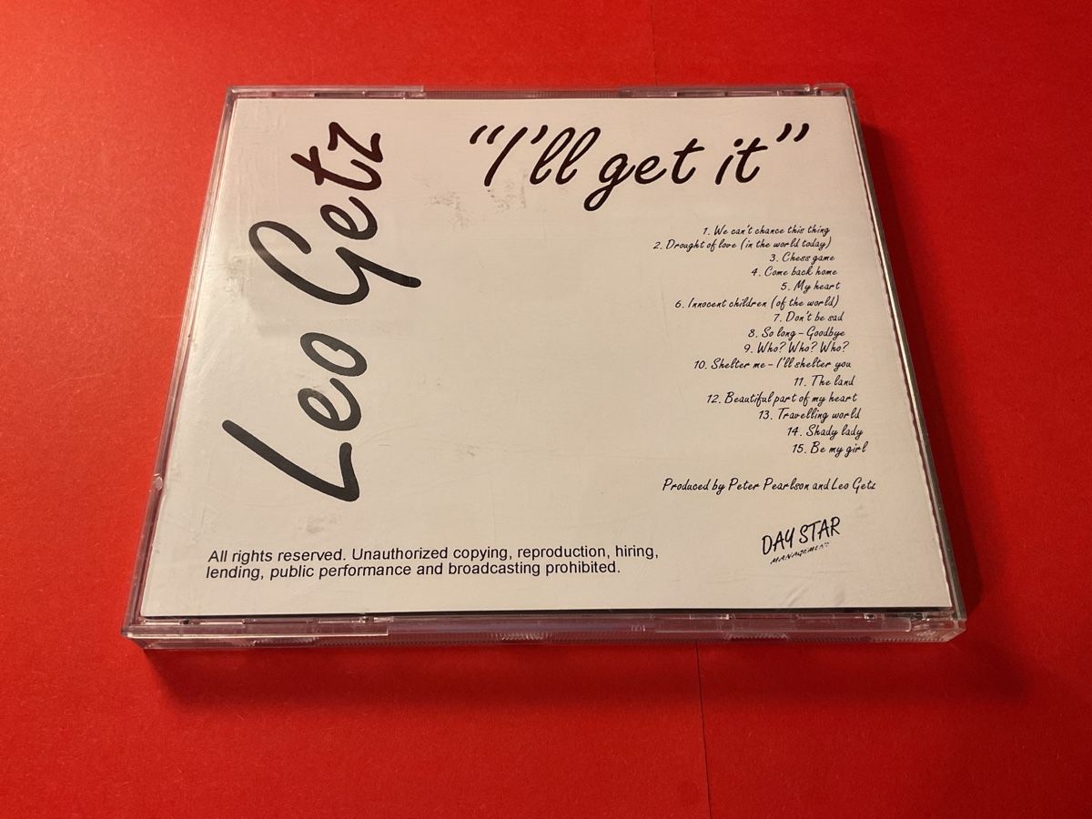 CDs: Leo Getz - "I'll get it" - Seltene CD Rock Switzerland – Gebraucht aus Steinach von Quarkie 2