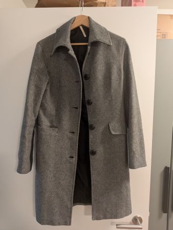 Cappotto Northland grigio a spina di pesce, taglia M, usato