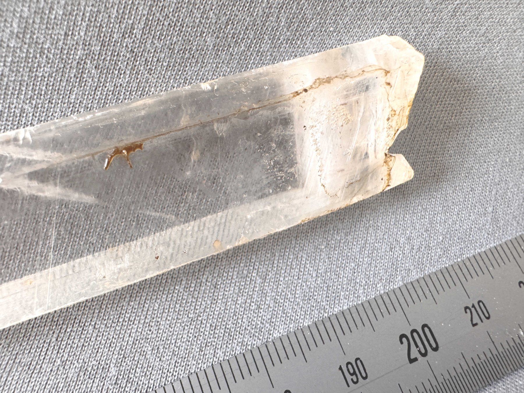 Minerali & Pietre curative: Quarz Kristall klar, ca. 20cm – Usato da Zürich venduto da Malco0 4
