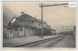 Lötschbergbahn - Bahnhof in Kandersteg