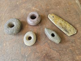 inka bolas, hacke und hammer (antik, Steinzeit, Chile))