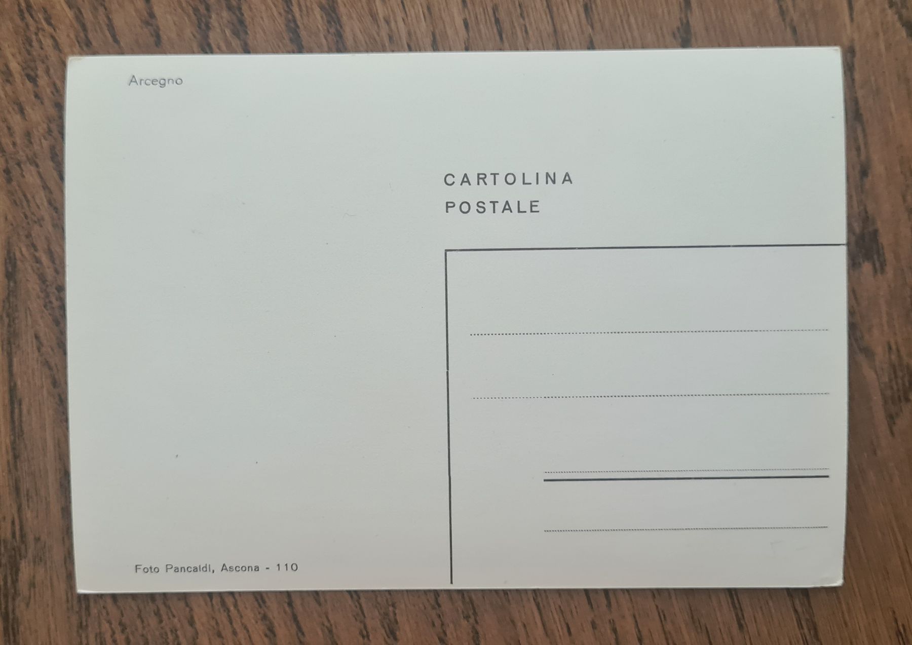 Cartoline postali: alte Karte Arcegno – Usato da Ebikon venduto da Donar50 1