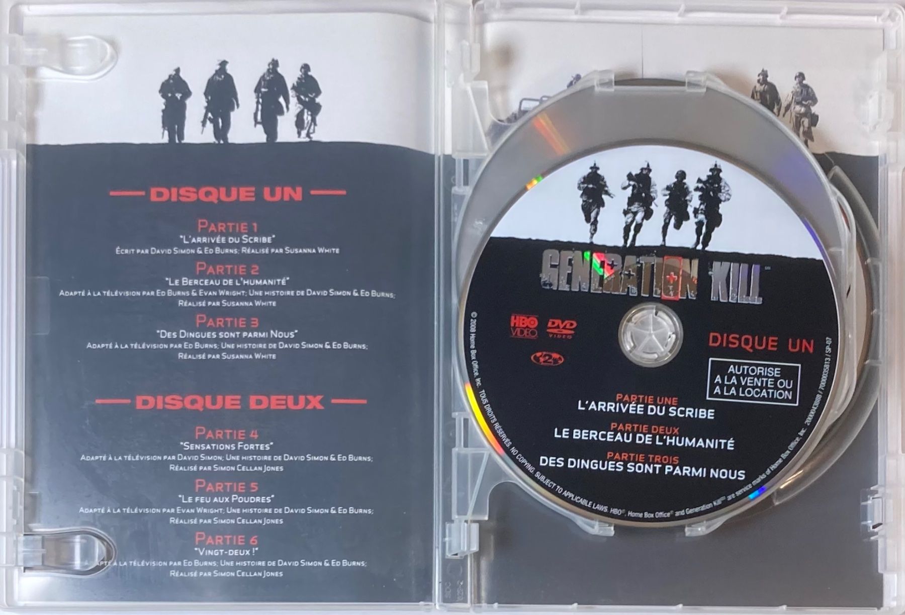 Alle DVDs: GENERATION KILL (LES CRÉATEURS DE THE WIRE VOUS FONT DéCOUVR – Gebraucht aus Poliez-Pittet von Newtown-Records 4