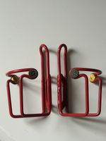 Porte-bidons de vélo rouge - Lot de 2 pièces.