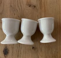 Eierbecher weiss Keramik 3