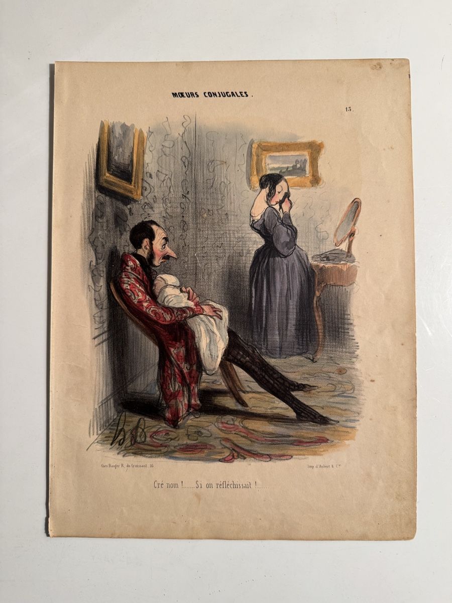 Grafica & Litografie: Antike Litho Honoré Daumier 1839  – Usato da Bern venduto da gfreuts