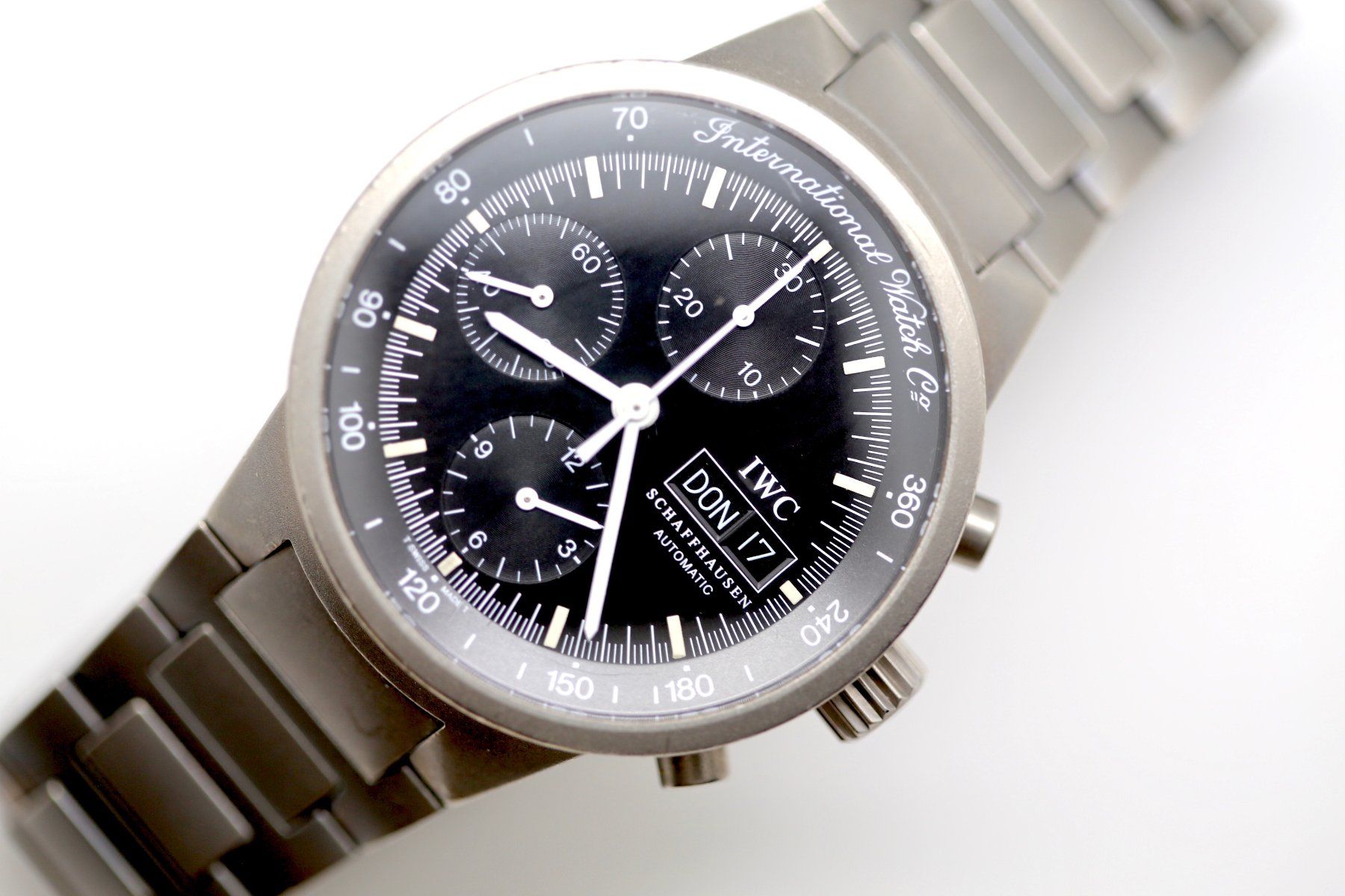 IWC Uhren: IWC GST Chronograph Titanium – Gebraucht aus Reinach BL von Han-Numismatik 1