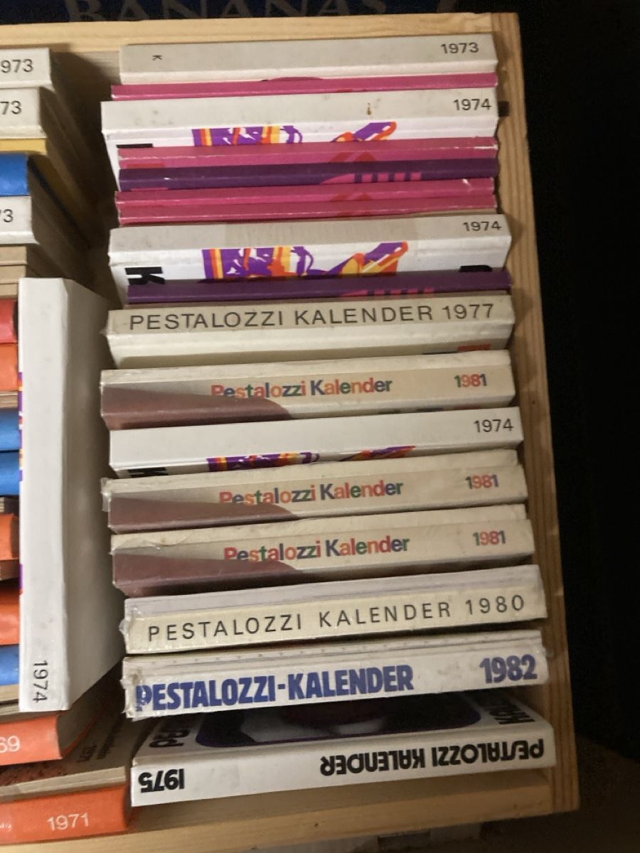 Calendari: Pestalozzi Kalender 1909-1985, 35 Ex – Usato da Zürich venduto da Mueschelmau 6
