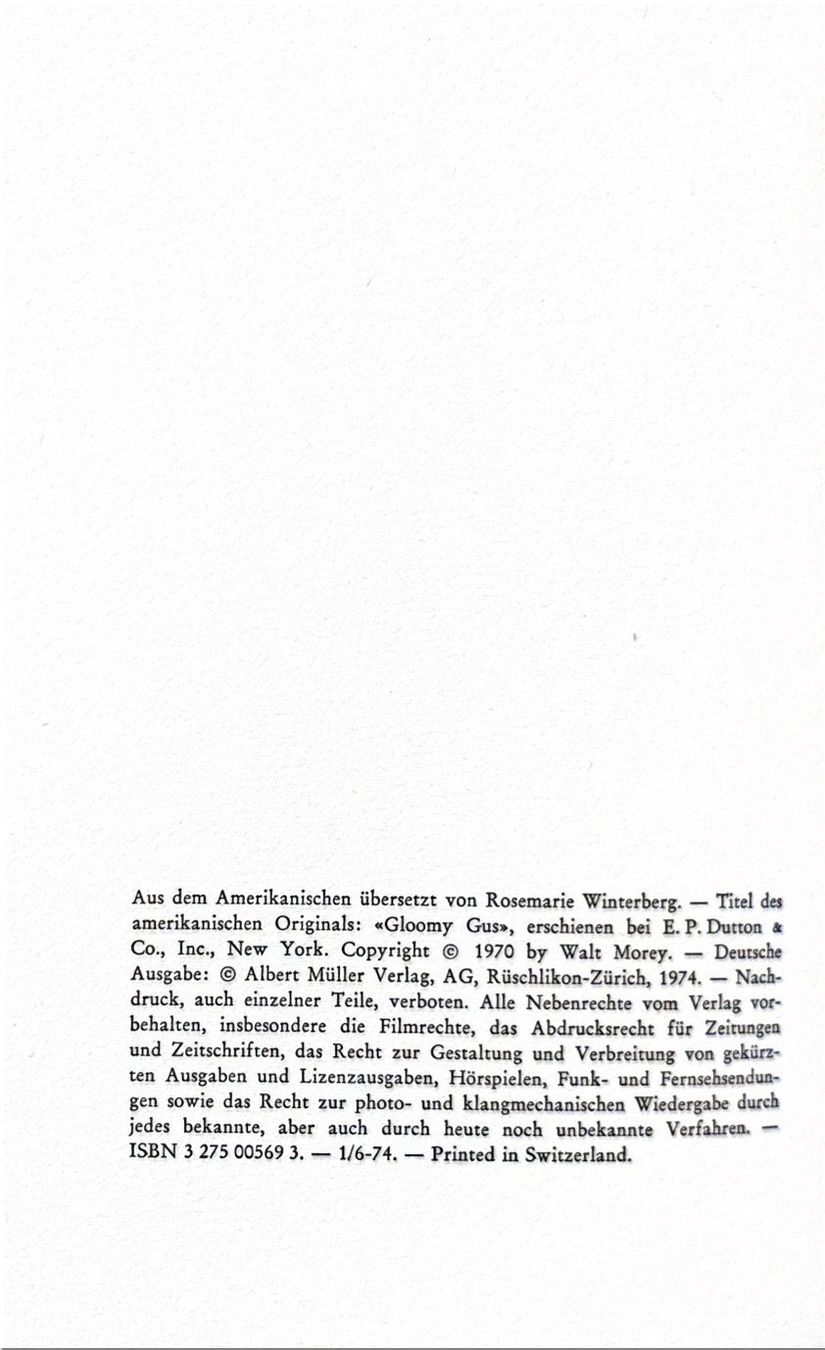 Libri: Morey Walt, Ein Junge und ein Bär – Nuovo (secondo la descrizione) da Sarnen venduto da Livres 3