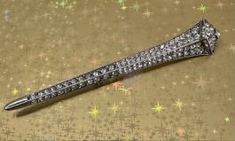 antike Brosche Silber 925 mit glitzernden Steinen✨💎